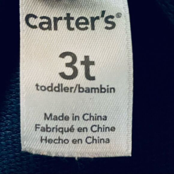 NWOT Carter's grey long sleeve dot sweatshirt 3T - Picture 5 of 6